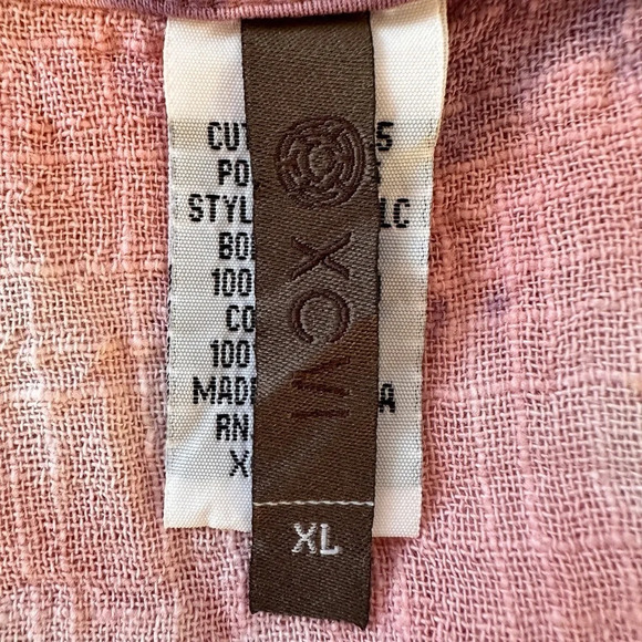 XCVI Gauze Tie Dye High Low Boho Top - XL - EUC - Picture 7 of 10